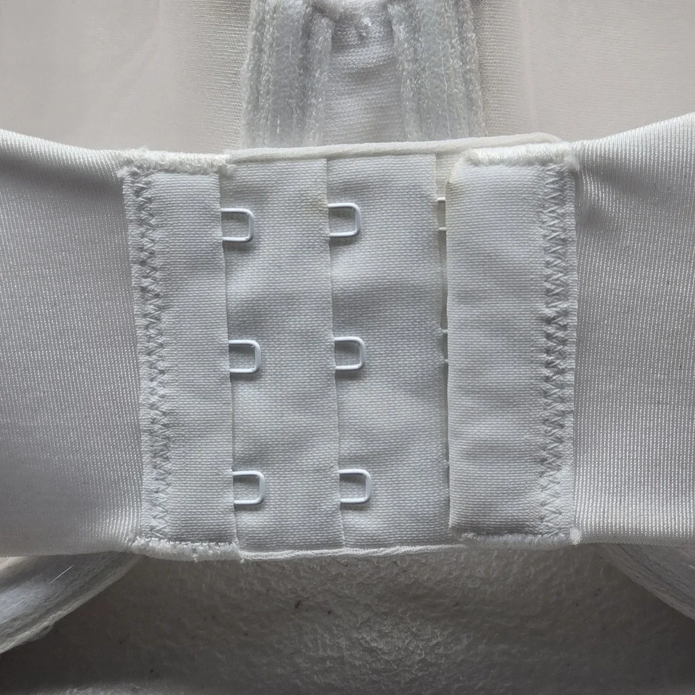 Vanity Fair Women Bra 38D White T Shirt Underwired Strapless Multi Way READ